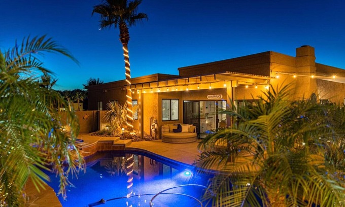Lake Havasu City House | Lakeside Entertainment Oasis W/Heated Pool & Spa