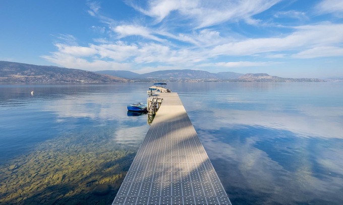 Central Okanagan House | Lakeside w/Hot Tub, Barrel Sauna, Hiking, Fishing!