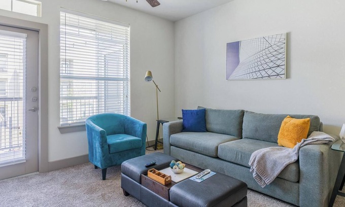 Spring Apartment | Landing | Chic 1BD, Clubhouse, Gym