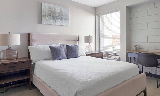 Five Points South Apartment | Landing | Chic 1BD, Game Room, Courtyard