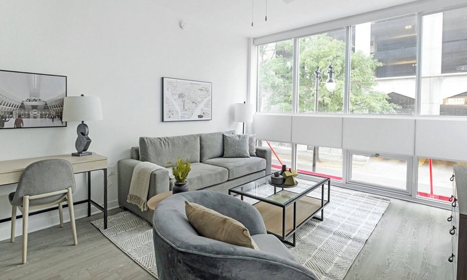 Five Points South Apartment | Landing | Incredible 1BD, Yoga Studio, Pool