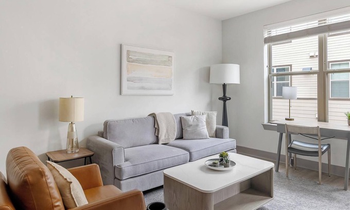 McKinney Apartment | Landing | Modern 2BD, Pool, Gym