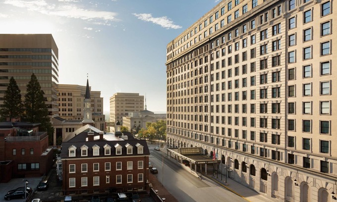Downtown Wilmington Hotel | Landmark Hotel Luxe Accommodations Perfect for Families -Soaking Tub -Free Wifi