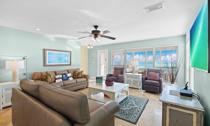 Miramar Beach Condo | Landon by the Sea 4 - Updated, Gulf-Front, Chairs + Umbrella Service Included!