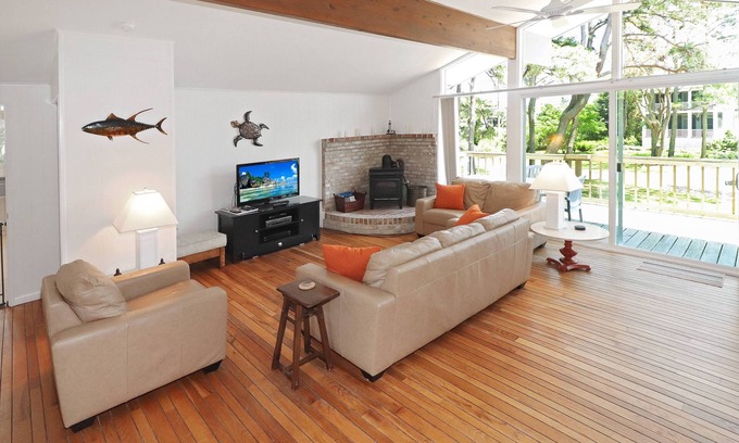 Deep Hole House | Langtree - Pet friendly; Waterfront w/boat dock!