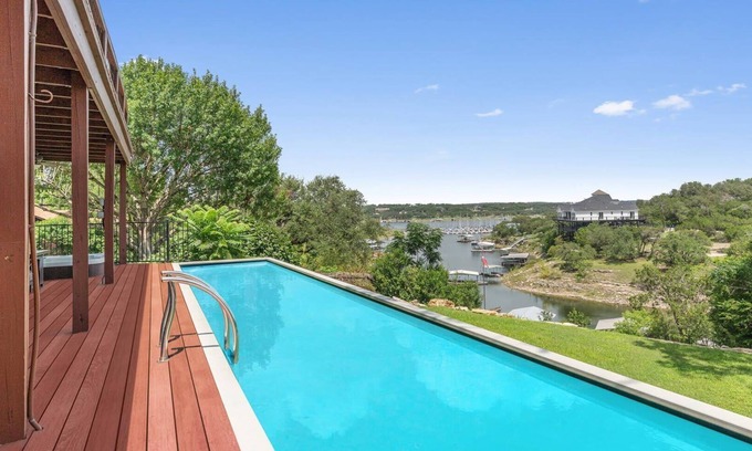 Yacht Harbor House | Large 6BR Lakefront Home w Pool, Hot Tub & Dock