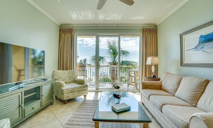 Panama City Beach Condo | 🏖️Large Balcony-Gulf Views & Pool-Calypso 1-202🏖️
