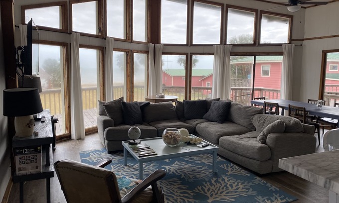 Port O Connor House | Large Beachfront Home right on the beach