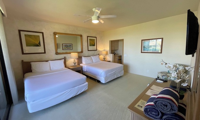 Wailea Apartment | Large Charming Ocean View studio in terrific Wailea with WiFi, AC