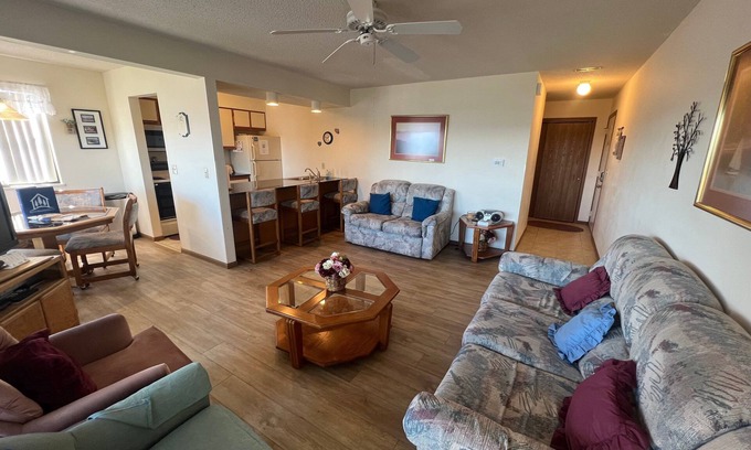 Indian Point Condo | Large Deck, Boat Slip Included, Fantastic Lake Views, Free SDC Tickets!