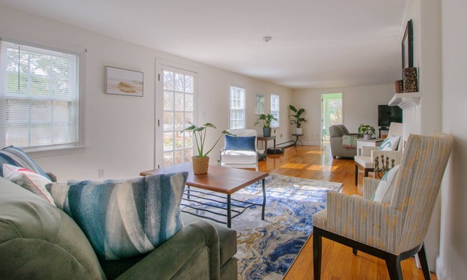 Sagamore Beach House | Large home located 1 mile away from Scusset Beach on the Canal