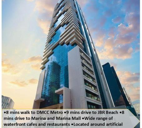Jumeirah Lake Towers Apartment | Large Jlt Studiogolf, Pool 8min Metromarinajbr