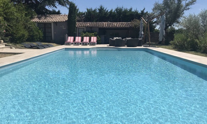 Bedoin Other | Large Provencal Mas renovated for 10 people and 2 bb with swimming pool at the foot of Ventoux