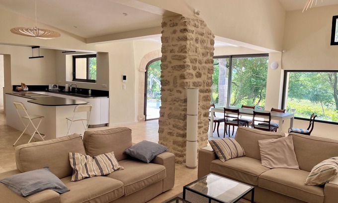 Mazan Other | Large renovated typical "mas" in the heart of the vineyards: Luberon-Ventoux