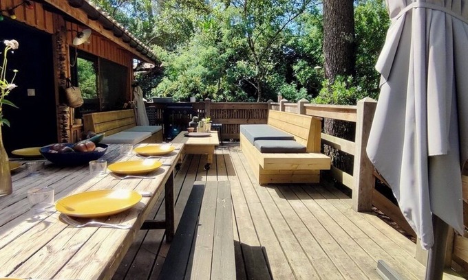 Lacanau House | Large renovated wooden house at the foot of the lake, Marina