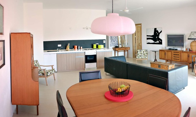 Marsalforn Apartment | Large seaside penthouse, with breathtaking country views