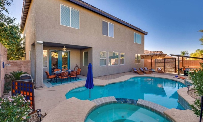Henderson House | Las Vegas Luxury Villa: Pool, Hot Tub & Games