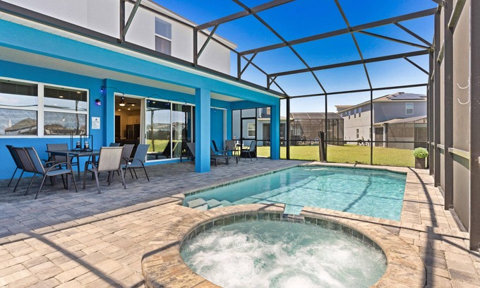 Four Corners Villa | Last Minute Disney! Private Pool, Hot Tub, Game Room & Themed Bedrooms. Book Now! #119385