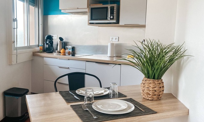 Brive-la-Gaillarde Apartment | Le Bouton Dor, Studio Lumineux Avec vue et Parking Sécurisée