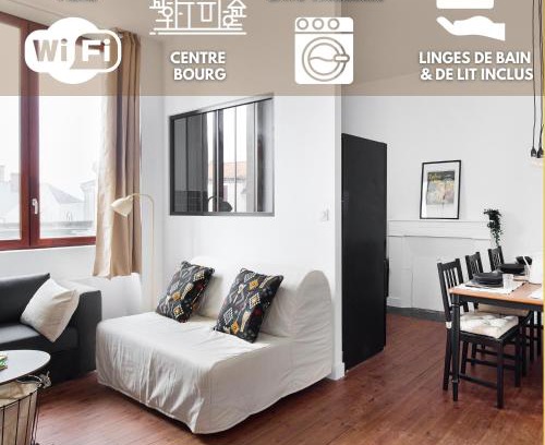 Beaupreau Apartment | Le Château de ma mère - Wifi ,Linge, Vue Château