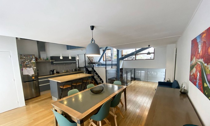 Gerland Apartment | Le Chalopin loft triplex avec terrasse Lyon 7