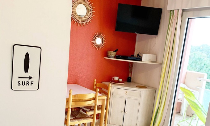 Anglet Apartment | Le kilika, quiet 2-bedroom apartment on golf course & sea, Biarritz-Anglet