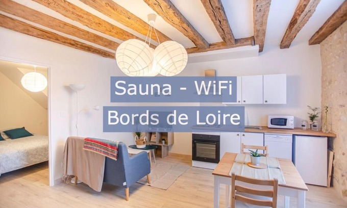 Amboise Apartment | LE LÉONARD Échappée Amboisienne avec sauna partagé