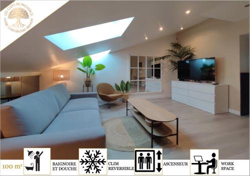 La Joliette Apartment | LE MARQUIS - T3 Standing 100m2 250 mètres du Port