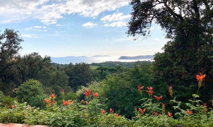 La Croix-Valmer House | Le Mas des Orangers, villa without vis-à-vis, with magnificent sea view, 12km from St Tropez