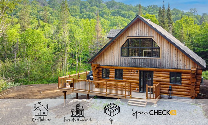 St-Adolphe-d'Howard Cabin | Le Massif | Spa & BBQ | Workspace