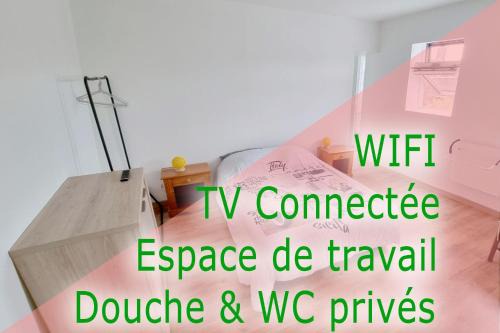 Avesnes-sur-Helpe Apartment | Le petit Château Avesnois - Studio pour 2 personnes - Cuisine Partagée