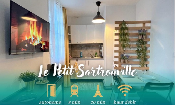 Sartrouville Apartment | Le petit Sartrouville à 20 min de Paris en RER A