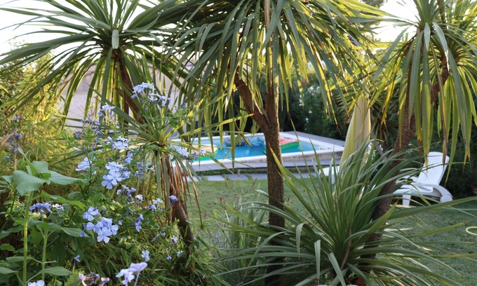 Balaruc-les-Bains Apartment | lemodernlounge, cozy garden level near Bassin de Thau, SETE and the beaches