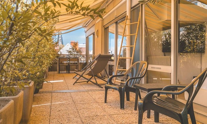 Faubourg North Apartment | Les Bambous, appartement 3 chambres, parking et belle terrasse