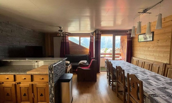 Les Deux Alpes Apartment | Les Bleuets Residence - Apartment Coup de coeur en Plein Station center with private cellar