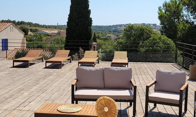 Leucate House | Leucate, exceptional sea view villa! Charming villa 10 people with swimming pool