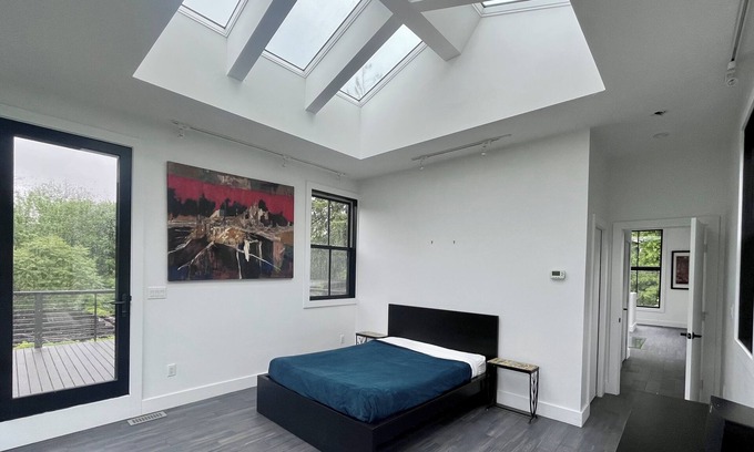 Cohasset House | Light and Power Co. modern industrial located in picturesque Cohasset Ma.