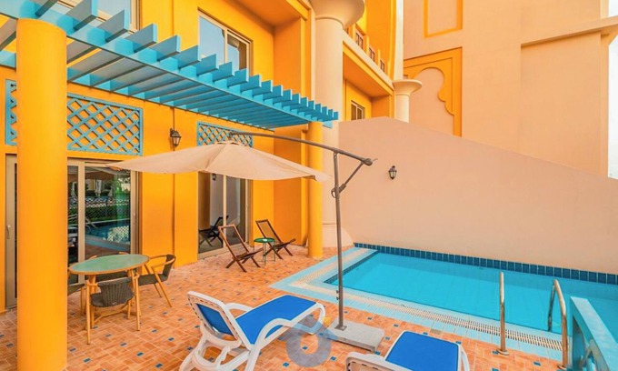 Palm Jumeirah Apartment | Like Home - G42 Opulent 3-BR Duplex Villa with Private Pool