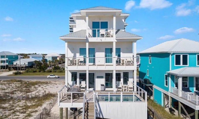 Gulf Shores House | Lil Tip Sea, 8 BR, Private pool, Elevator, beach