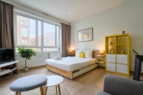 Lille Centre Ville Apartment | Lille gares studio avec parking sécurisé