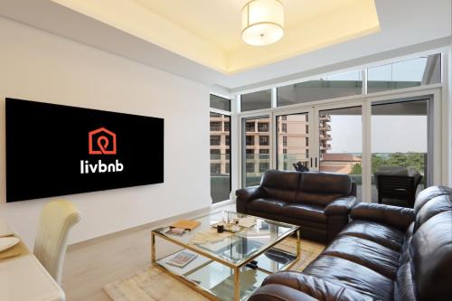 Palm Jumeirah Apartment | Livbnb-Tranquil 1B Steps to PalmBoardwalk Sea View