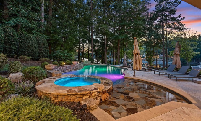 Mount Mourne House | Livin' Large by SoCharm | Luxury Lakefront Home w/Pool/Hot Tub| Sleeps 20