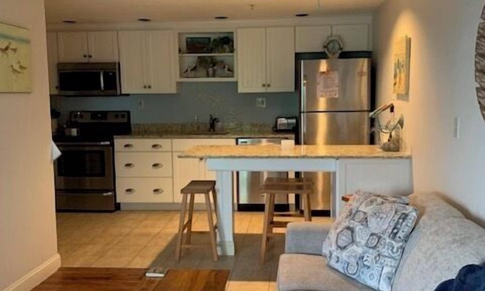 Wells Condo | Located just steps from Wells Beach, Eastwinds 124 is perfect for your getaway.