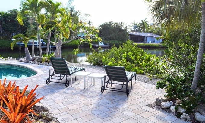 Anna Maria House | LOCATION! -Bean Point area w/pool. PANORAMIC WATER VIEW. Walk to Beach and town!