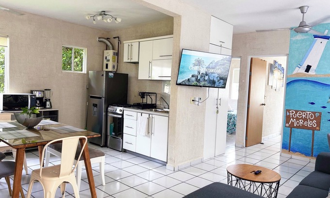 Puerto Morelos Apartment | Loft Yexalem In Puerto Morelos 7 Min to the Beach