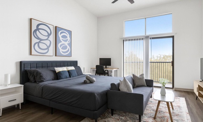 Five Points South Apartment | Lofted King Studio | Downtown Vibes