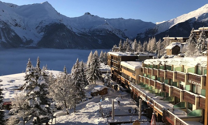 Orcieres Apartment | Logement 6 Pers sur les Pistes de Skis vue Panoramique