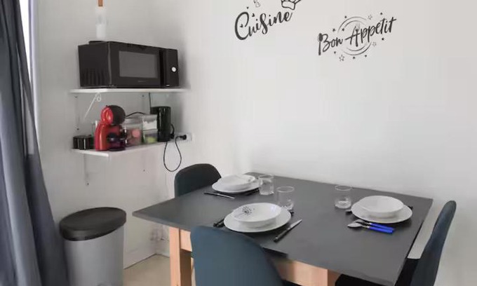 Agen Apartment | Logement Calme 1 chambre avec terrasse
