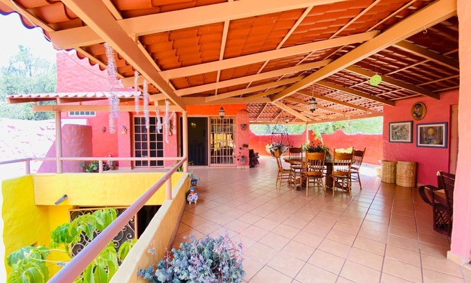 Ajijic House | Lots of airy outdoor space in this cute Mexican home