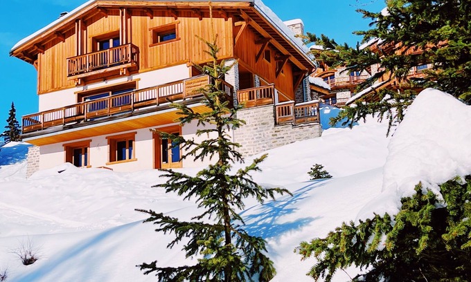 La Rosiere Ski Chalet | Loue Chalet au Pied des Pistes, Retour Skis aux Pieds, Plein Sud, Magnifique vue